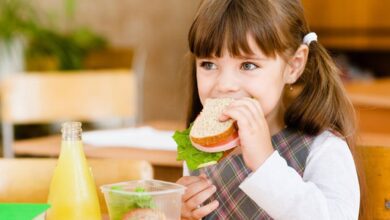 التغذية الصحية للطفل في المدرسة