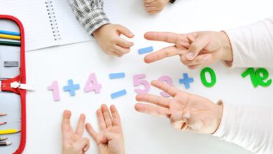 تعليم الطفل العمليات الحسابية