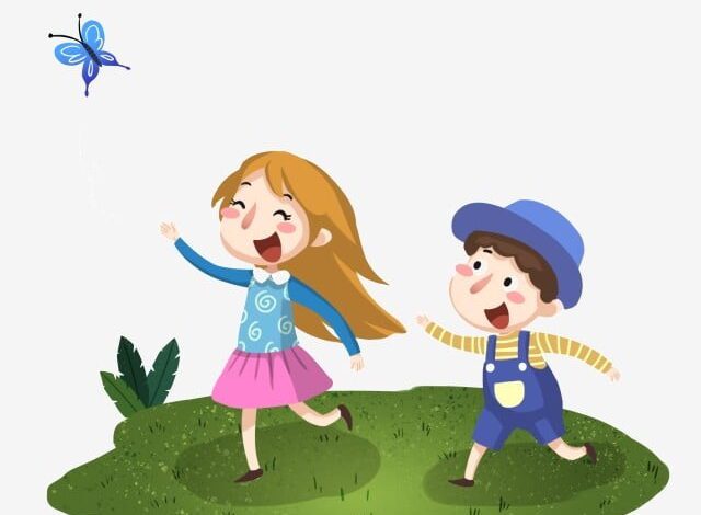 مطارده الفراشات قصه تعلم الطفل الثقه بالنفس