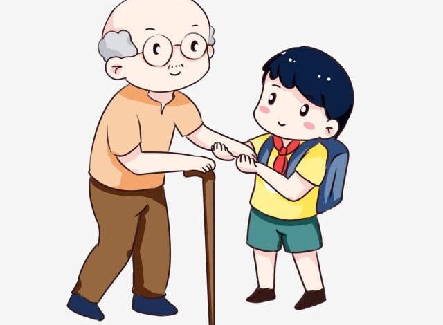 باسم يحذر أصدقائه قصة تعلم الطفل أحترام كبار السن