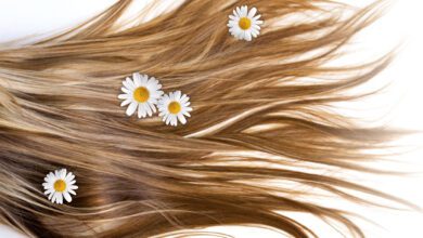 لرائحة شعر جميلة