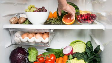 طريقة ترتيب الاكل في الثلاجة