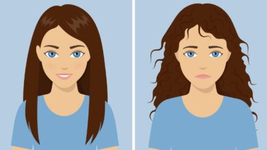 فرد الشعر بمكونات طبيعية