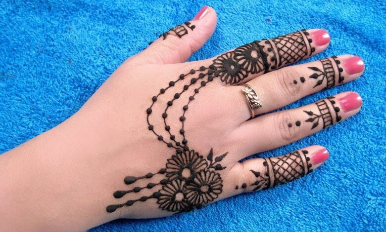 طريقة عجينة رسم الحنة