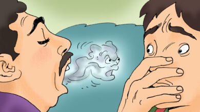 اسباب رائحة الفم الكريهة