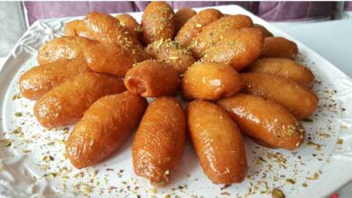 طريقة عمل اصابع زينب أحلى حلويات شرقية بالصور