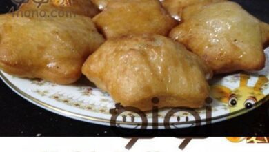 حلوى بعجينة الزبادي والقرفة سهلة من مطبخ نهير