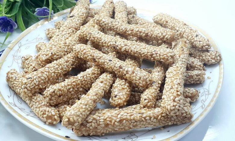 العسلية بالسمسم للاطفال