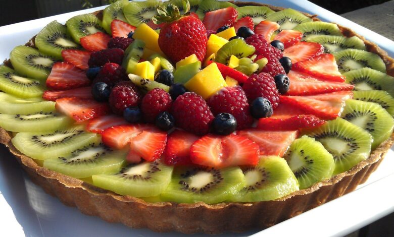 طريقة عمل تارت الكاستر بالفواكه بالصور