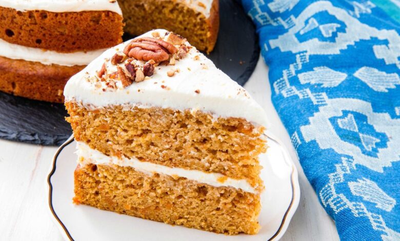 طريقة عمل كيكة البطاطا الحلوة