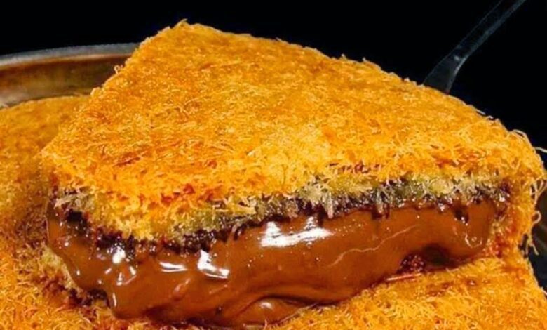 كنافة بالشوكولاتة