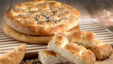 طريقة عمل الخبز التركي ذات طعم مميز ورائع جداً