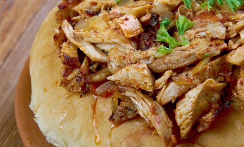 طريقة عمل المكمورة الاردنية بالفراخ بالخطوات مصورة