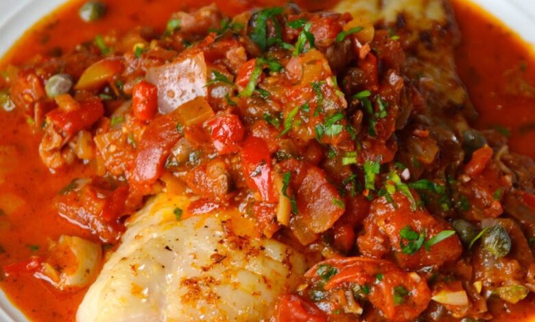 أحلى فطار طاجن سمك فيليه وارز صيادية