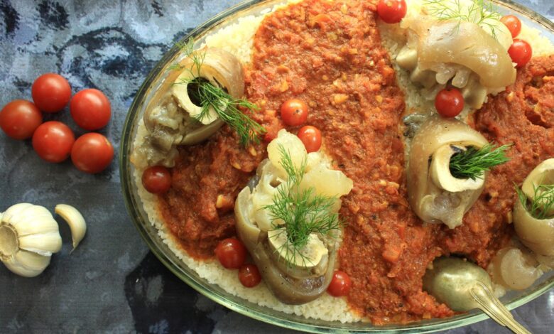 فتة الكوارع بالحمص