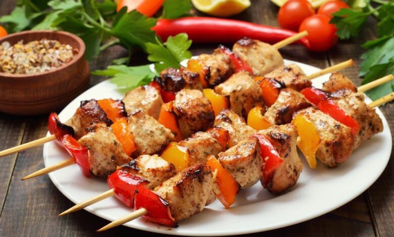 طريقة عمل شيش طاووق للأطفال