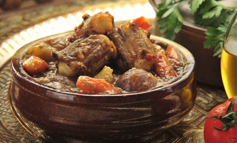 طاجن العكاوي بالبصل