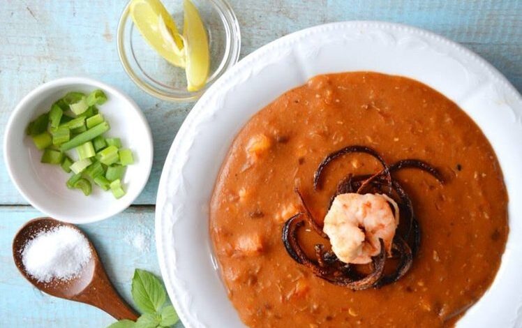 طريقة عمل كشك بالجمبري وشوربة الشعرية بالمشروم