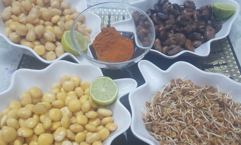 طريقة عمل الترمس والحلبة والفول