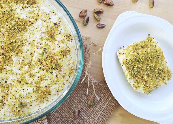 طريقة عمل حلوى ليالي لبنان