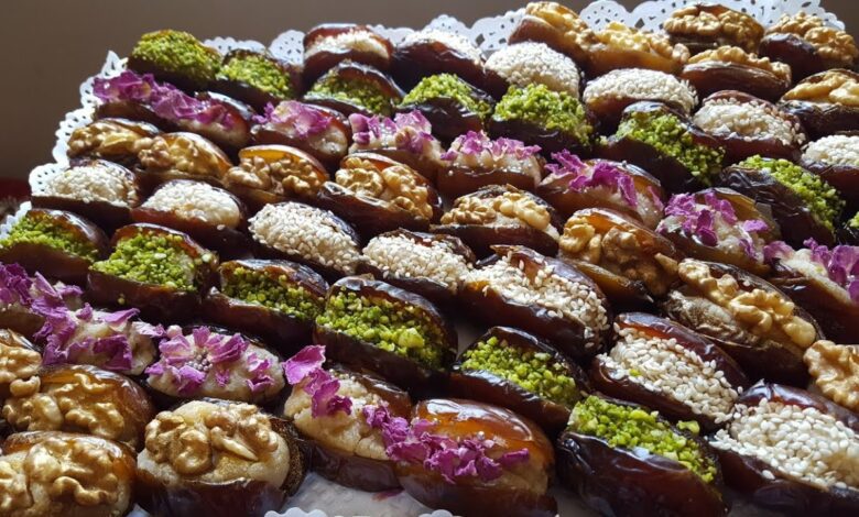 افكار لتقديم التمر