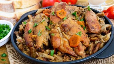 طريقة عمل الارانب بالخضار