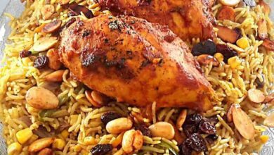 طريقة عمل الارز البخاري بالفراخ