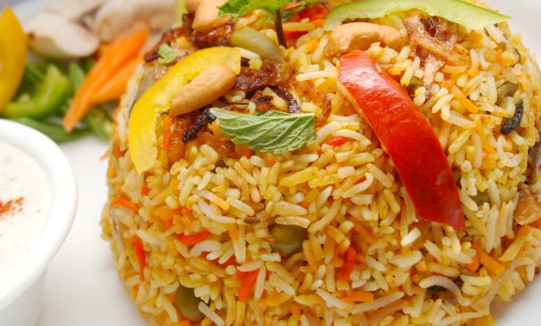 طريقة عمل البرياني بالدجاج
